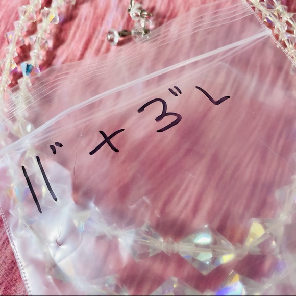 Stunning vintage Austrian Aurora Borealis 2 strand choker necklace - Picture 5 of 5